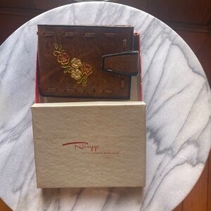 Rumpp Leather wallet. New old stock